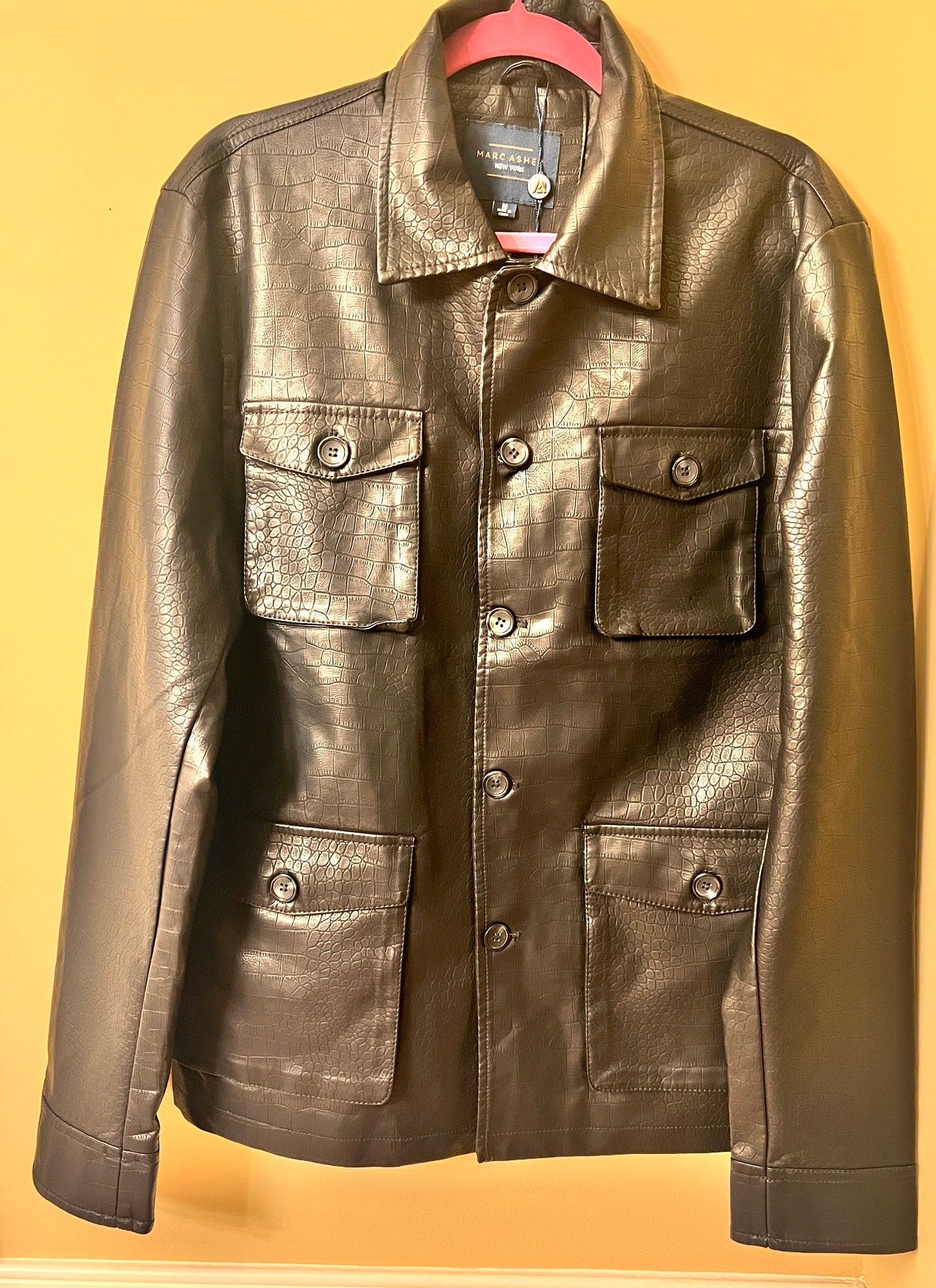Black Marc New York Leather Jacket
