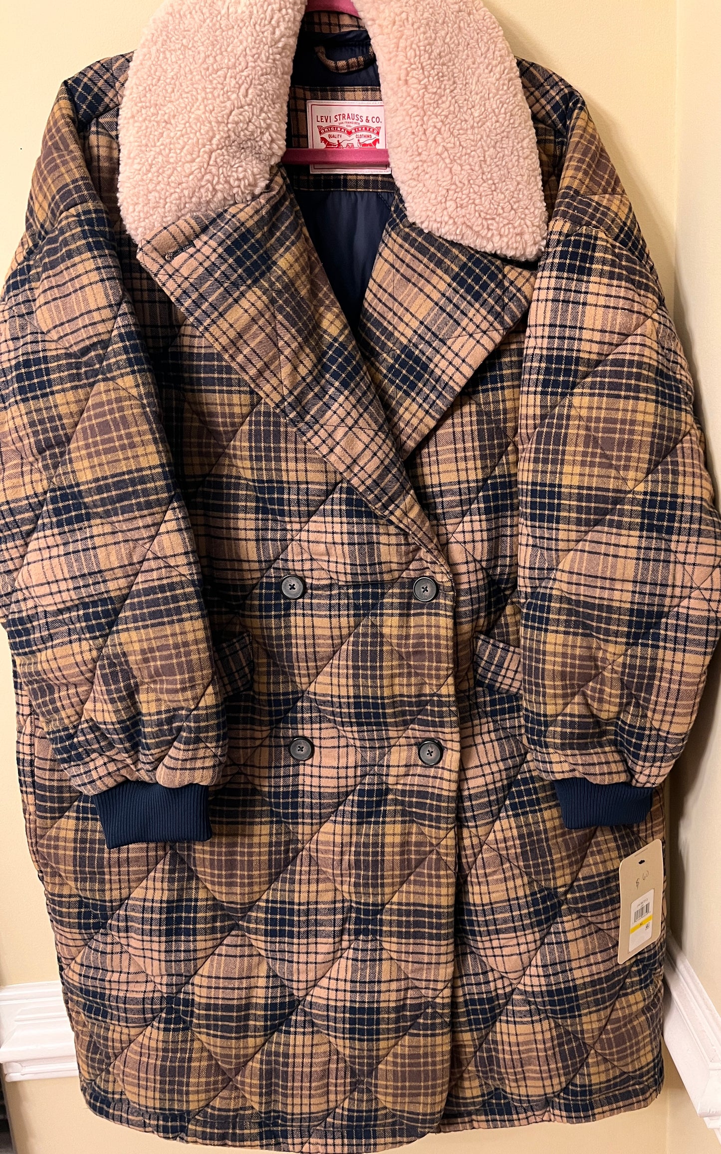 Levi's Plaid Coat