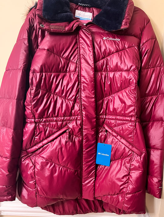 Cranberry Columbia Hooded Jacket