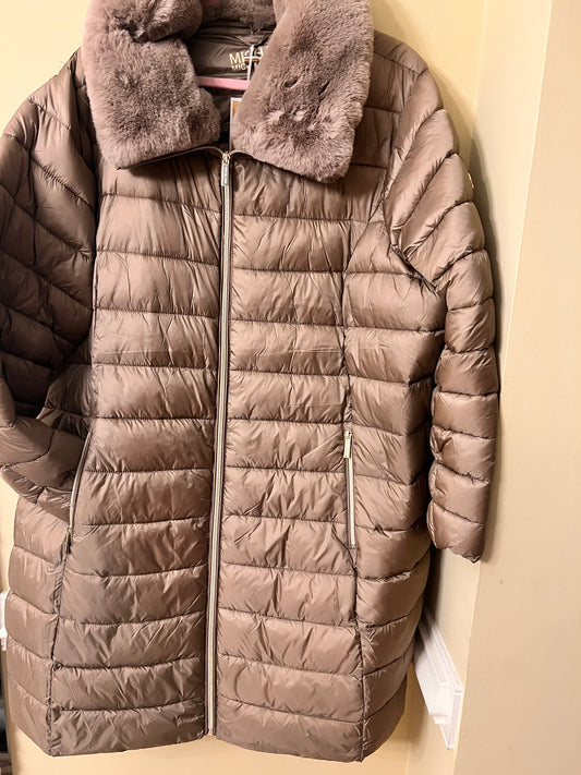 Michael Kors Beige Puffer Coat