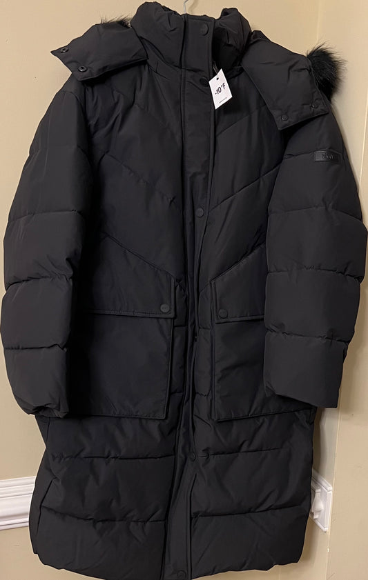 Black DKNY Puffer Coat